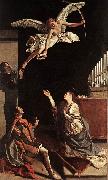 GENTILESCHI, Orazio Sts Cecilia, Valerianus and Tiburtius dfgj oil painting artist